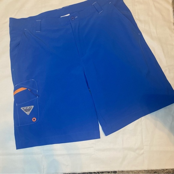 Columbia PFG Blue Cargo Swim Shorts for outdoor activities Size 38 - Picture 1 of 6